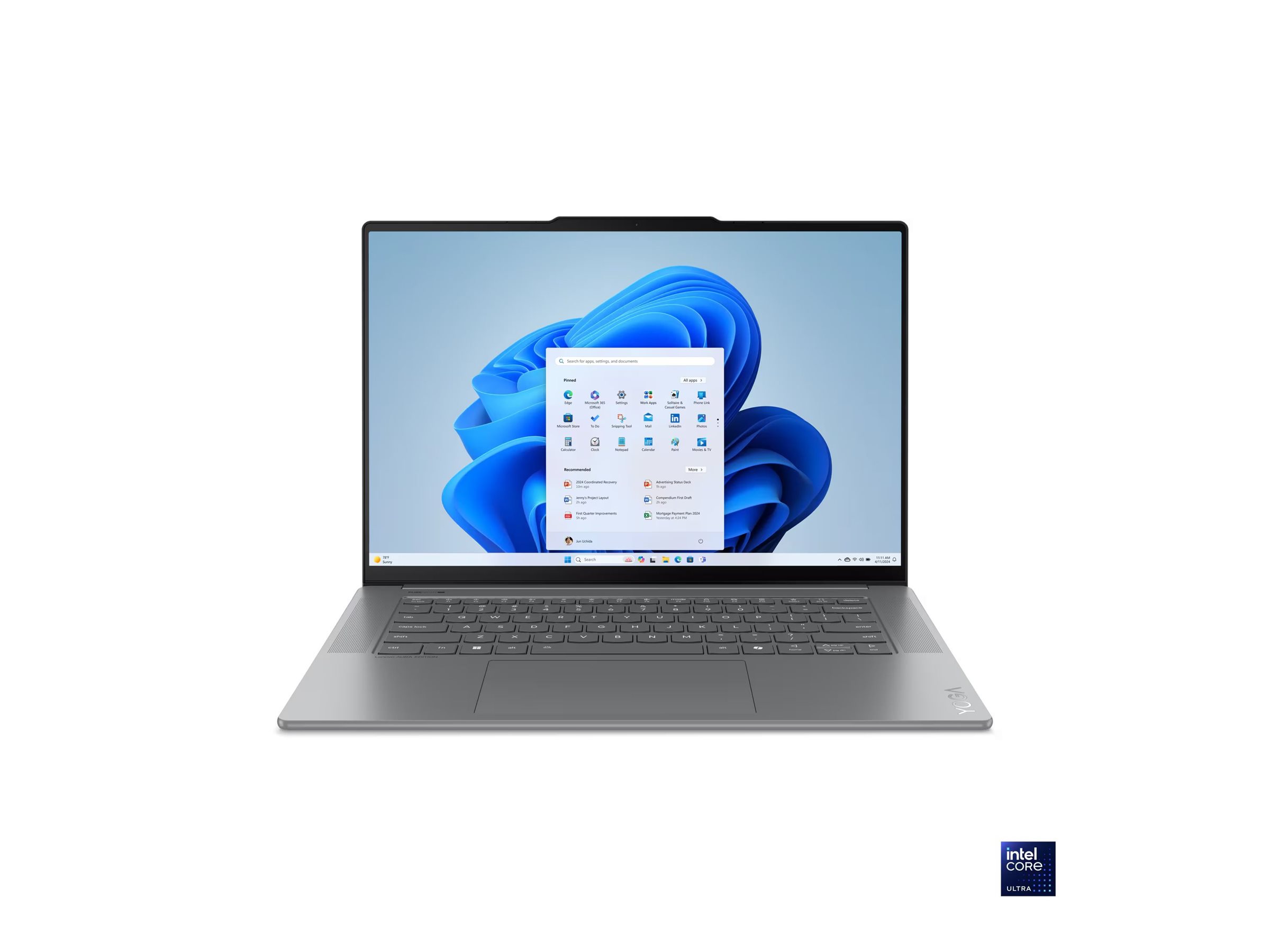 Notebook Lenovo Yoga Slim 7 Intel Core Ultra 7 258V OB