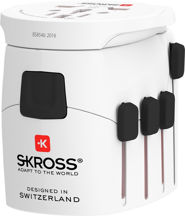 Reisestecker SKROSS Schutzko World Adapter PRO - World
