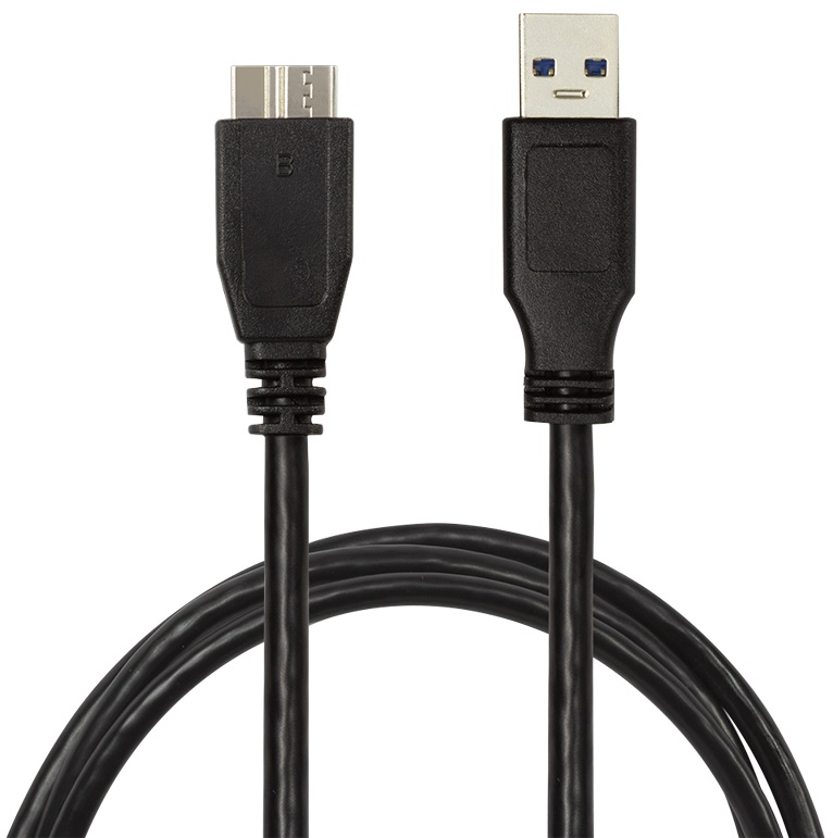 USB-Kabel LogiLink USB3.2 Gen1 A-m/B-Micro-m 1,8m schwarz