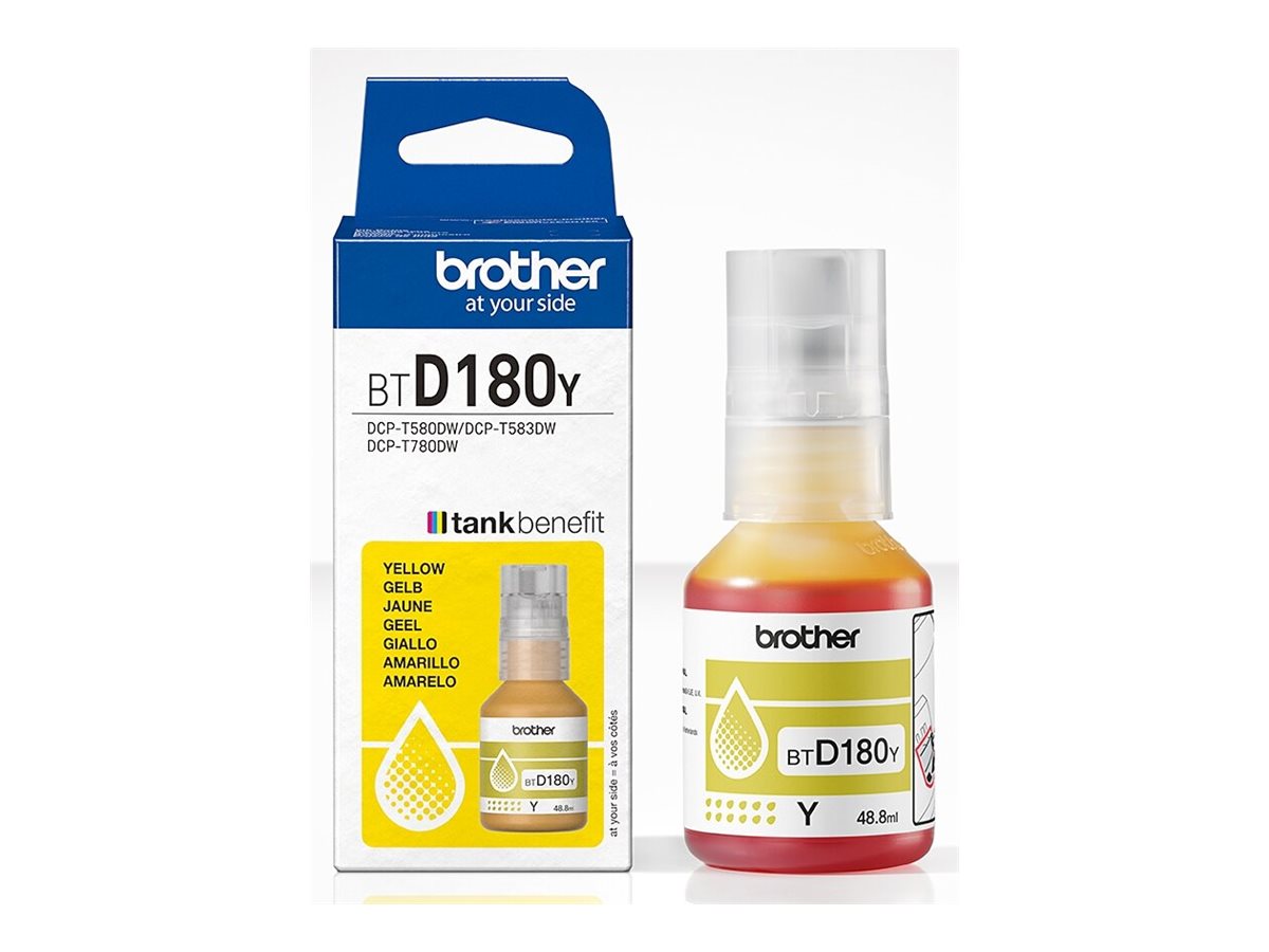 Tinte Brother BT-D180Y gelb Flasche