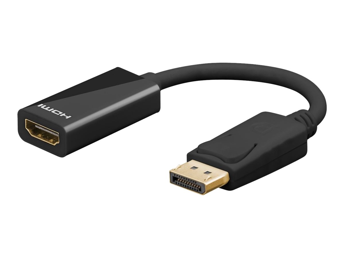 Adapter Goobay DisplayPort DP-m/HDMI-A-f 10cm passiv