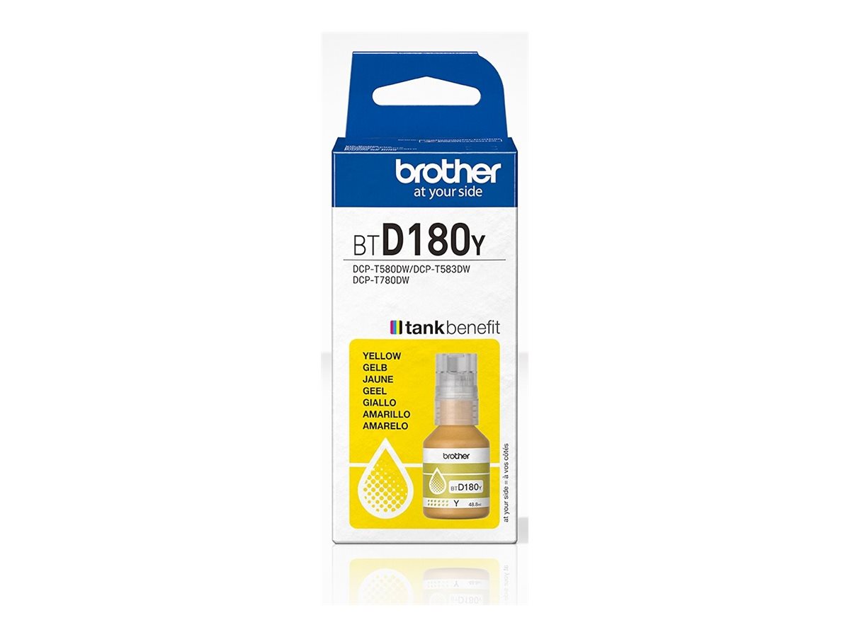 Tinte Brother BT-D180Y gelb Flasche