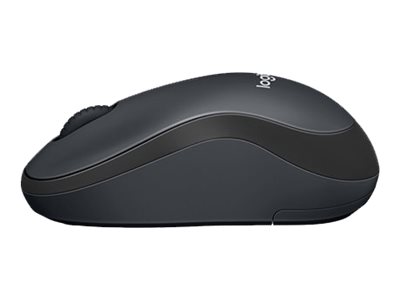 Maus Logitech Wireless Mouse M220 Silent schwarz USB