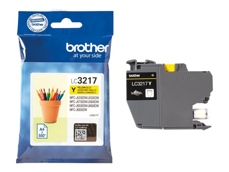 Tinte Brother LC-3217Y gelb