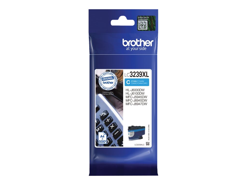 Tinte Brother LC-3239XL-C cyan XL