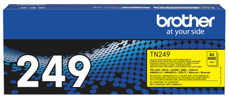 Toner Brother TN-249Y gelb (4.000 Seiten n.ISO/IEC 19798)