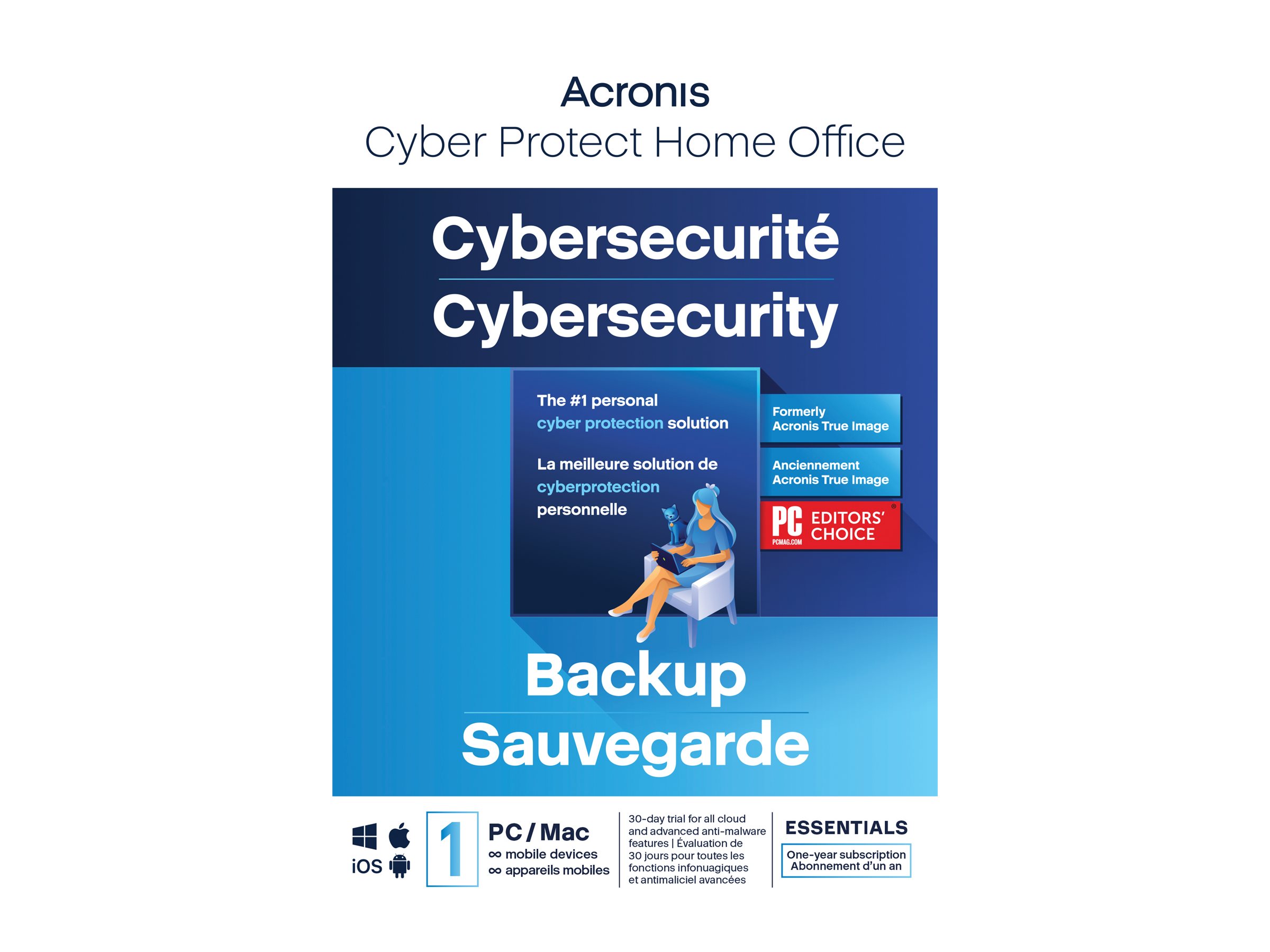 Software Acronis Cyber Protect Home Office Essentials 1 Jahr