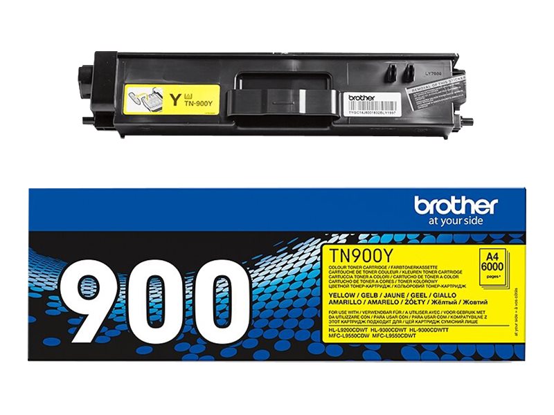 Toner Brother TN-900Y gelb (6.000 Seiten n.ISO/IEC 19752)