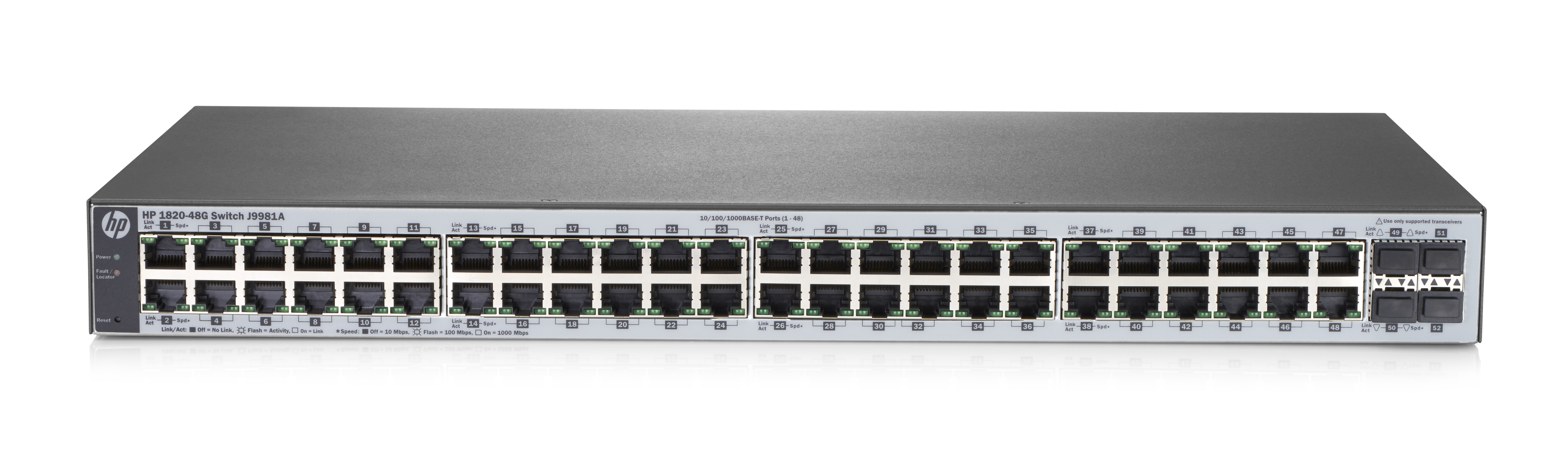 Switch HPE OfficeConnect 1820 48x1GBit-RJ45/4xSFP refurb.