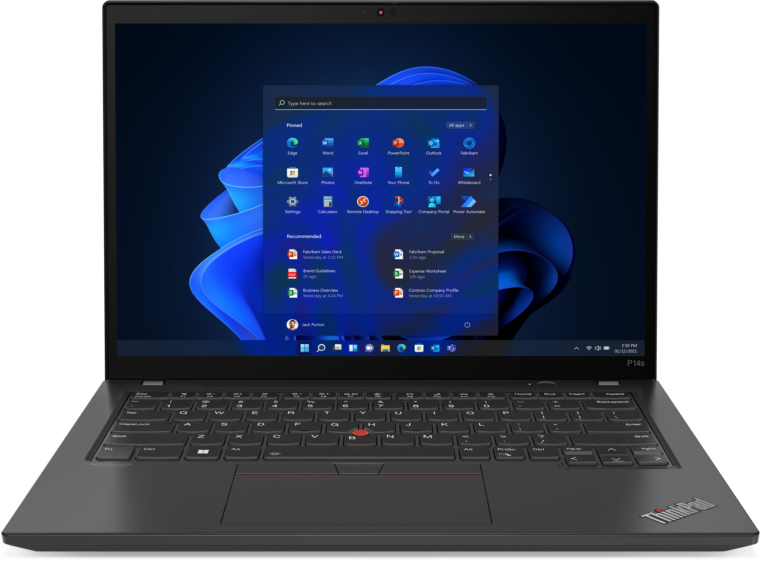 Notebook Lenovo ThinkPad P14s G3 AMD Ryzen 7 6850U 2,7GHz OB