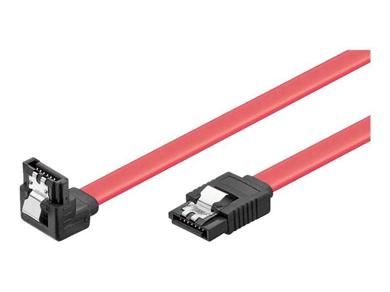Serial-ATA-Kabel Goobay SATA/SATA 0,5m mit Raste gew.