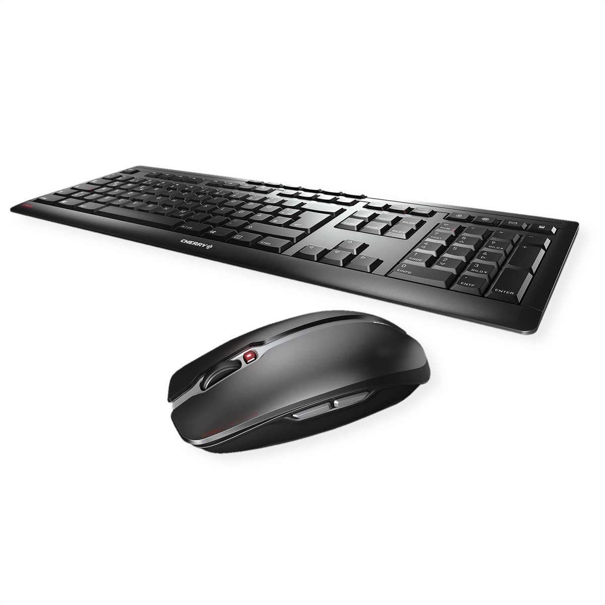 Tastaturset Cherry Stream Desktop Wireless USB schwarz