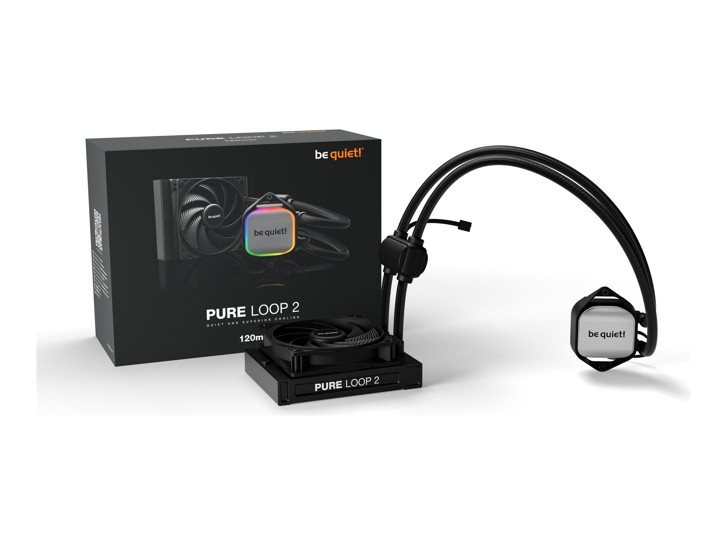 Wasserkühler BeQuiet Pure Loop 2 120 32,1dB (4-Pin) PWM