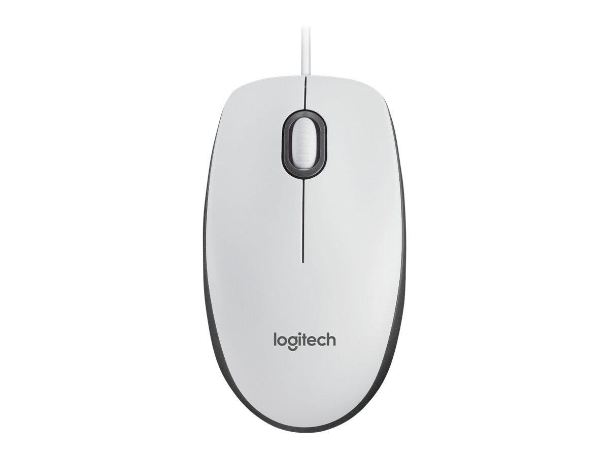 Maus Logitech M100 White USB weiß