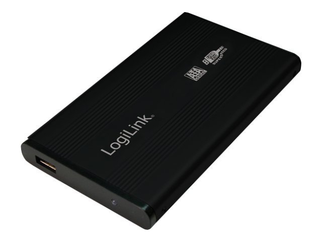 Gehäuse LogiLink 2,5-Zoll-SATA USB3.0 schwarz