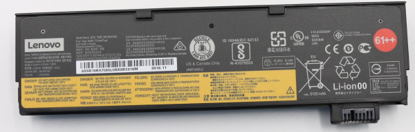 Notebookakku Lenovo ThinkPad Battery 61++
