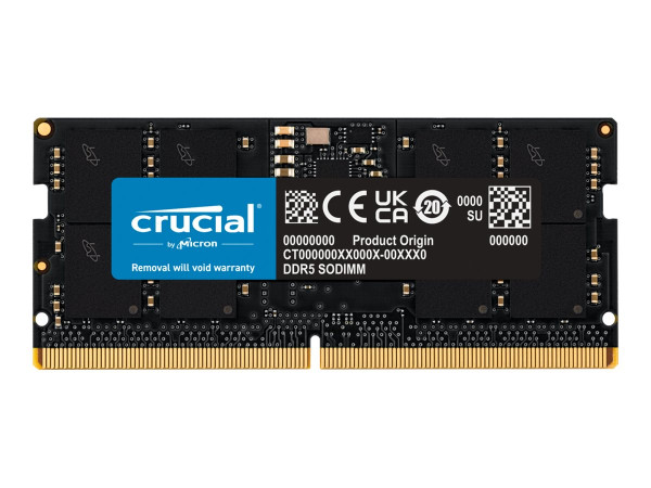 Speicher Crucial 16GB SO-DIMM DDR5-5600 (PC5-44800U) CL46