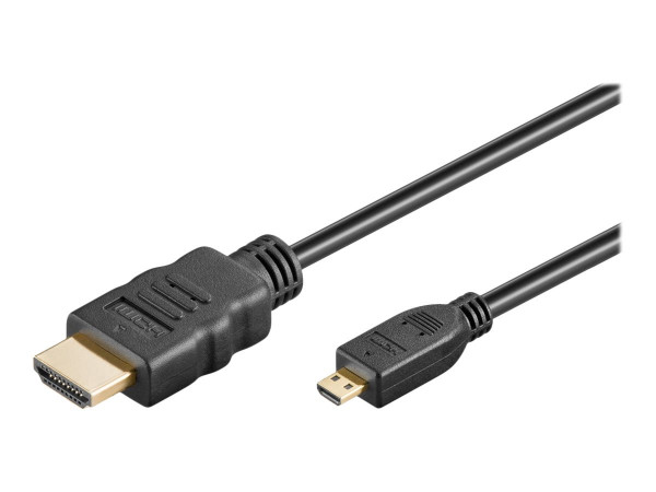 HDMI-Kabel Goobay HDMI-A-m/ Micro-HDMI-D-m 2,0m 4K@60Hz