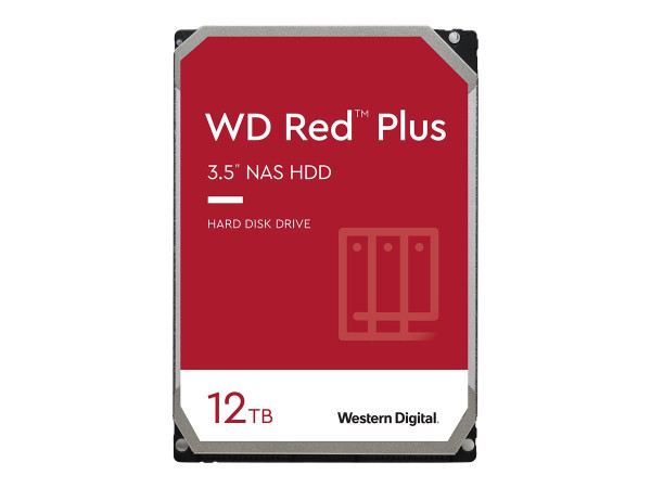 Festplatte WD Red Plus 3,5-Zoll SATA 12TB
