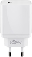 Netzgerät Goobay USB-C weiß 3,3V-11VDC 25W Power Delivery