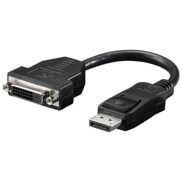 Adapter Goobay DisplayPort DP-m/DVI-D-f 15cm passiv