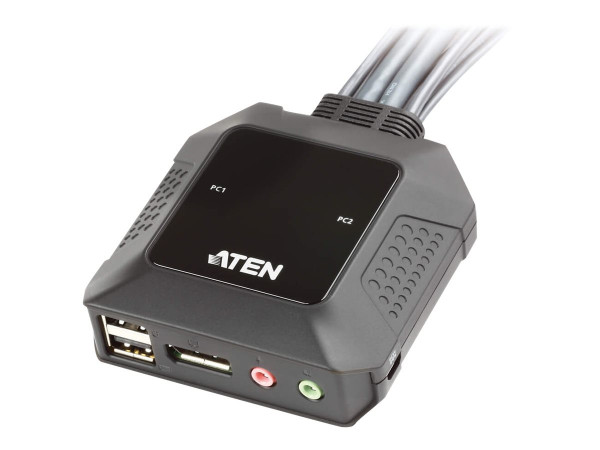 KVM-Umschalter ATEN CS22DP 2fach USB DP DisplayPort