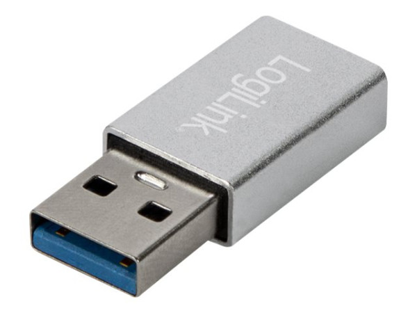 USB-Adapter LogiLink Aluminium USB3.2 Gen1 Type-C-f/A-m