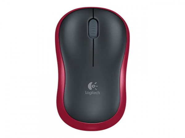 Maus Logitech Wireless Mouse M185 Red USB