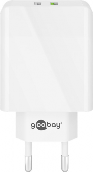 Netzgerät Goobay USB weiß 5VDC max.4A (2x2A) 2xUSB-A