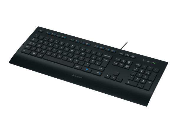 Tastatur Logitech Corded Keyboard K280e USB schwarz