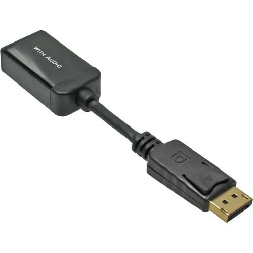 Adapter Goobay DisplayPort DP-m/HDMI-A-f 10cm passiv