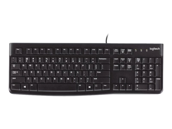 Tastatur Logitech Keyboard K120 USB schwarz