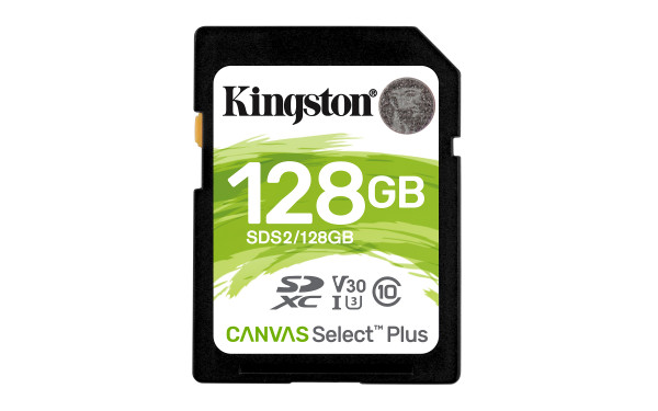 SDXC-Card Kingston Canvas Select Plus 128GB Class10
