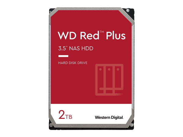 Festplatte WD Red Plus 3,5-Zoll SATA 2TB