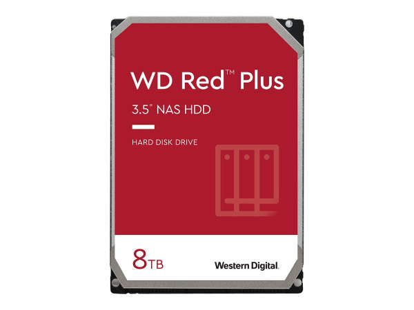Festplatte WD Red Plus 3,5-Zoll SATA 8TB