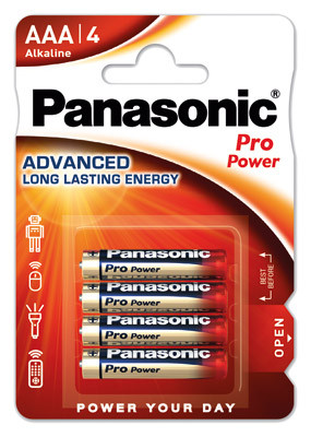 Batterie Panasonic Micro AAA LR3 1,5V Alkaline 4er-Pack