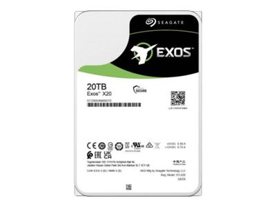 Festplatte Seagate Exos X20 Enterprise 3,5-Zoll SATA 20TB