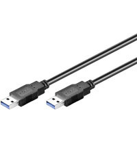 USB-Kabel LogiLink USB3.2 Gen1 A-m/m 1,8m schwarz